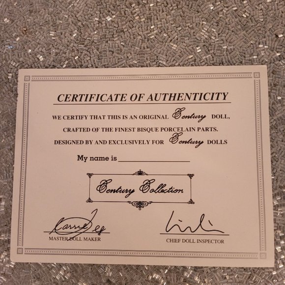 Century Collection Genuine Porcelain Doll - Picture 6 of 9